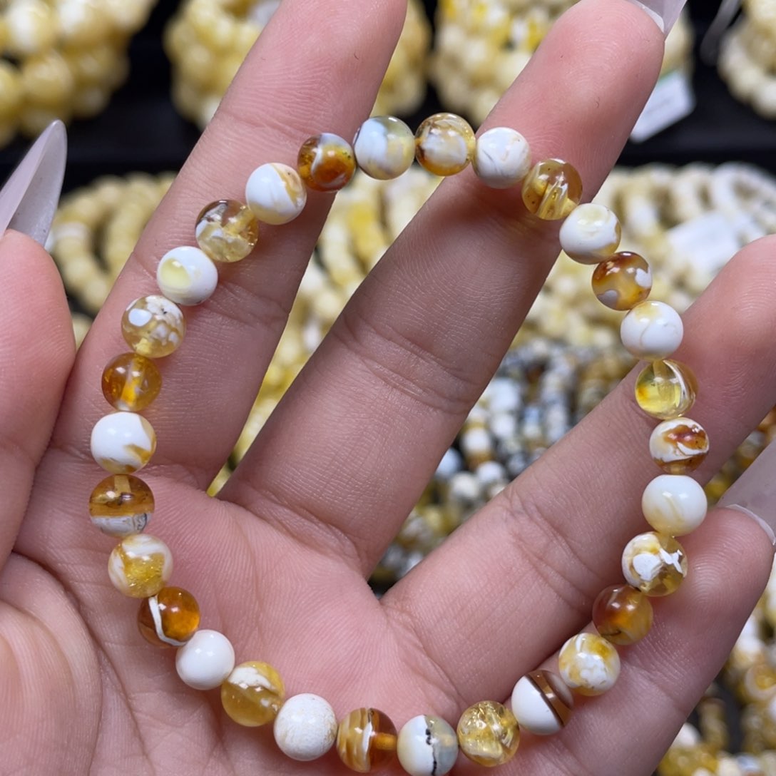 蜜蜡未镶嵌珠宝奇石6.4m