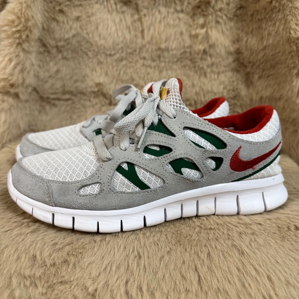 90新 NIKE/耐克 41码260/ Nike Free Run 2 缓震 回弹 跑鞋 白色