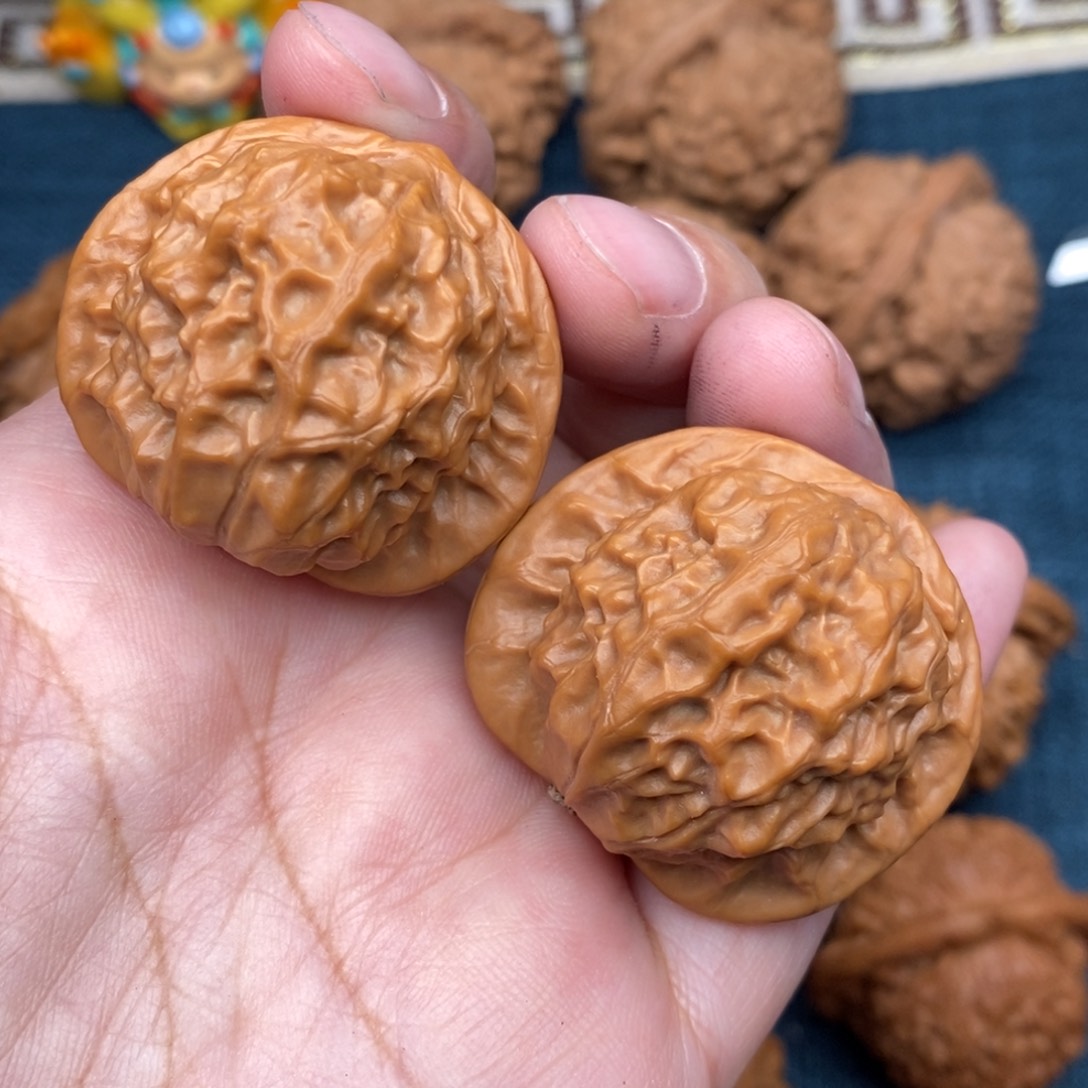 文玩核桃把件37.8精品官印全品