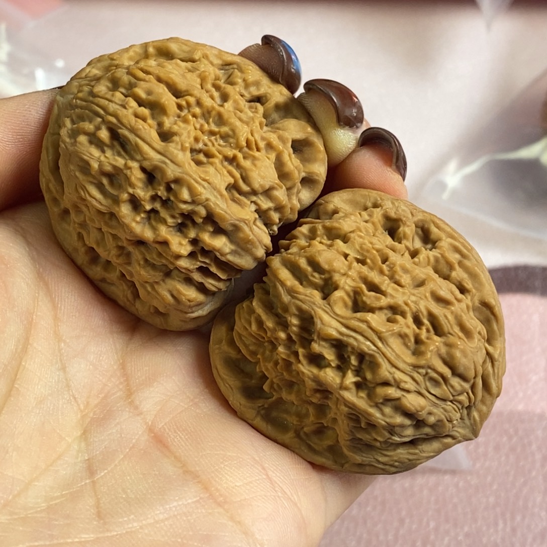 文玩核桃吊坠40南疆石黄90