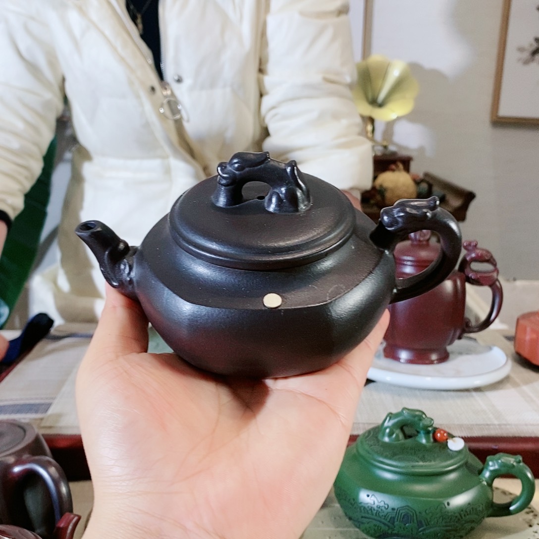 紫砂茶壶宜兴紫砂壶甩出吃货