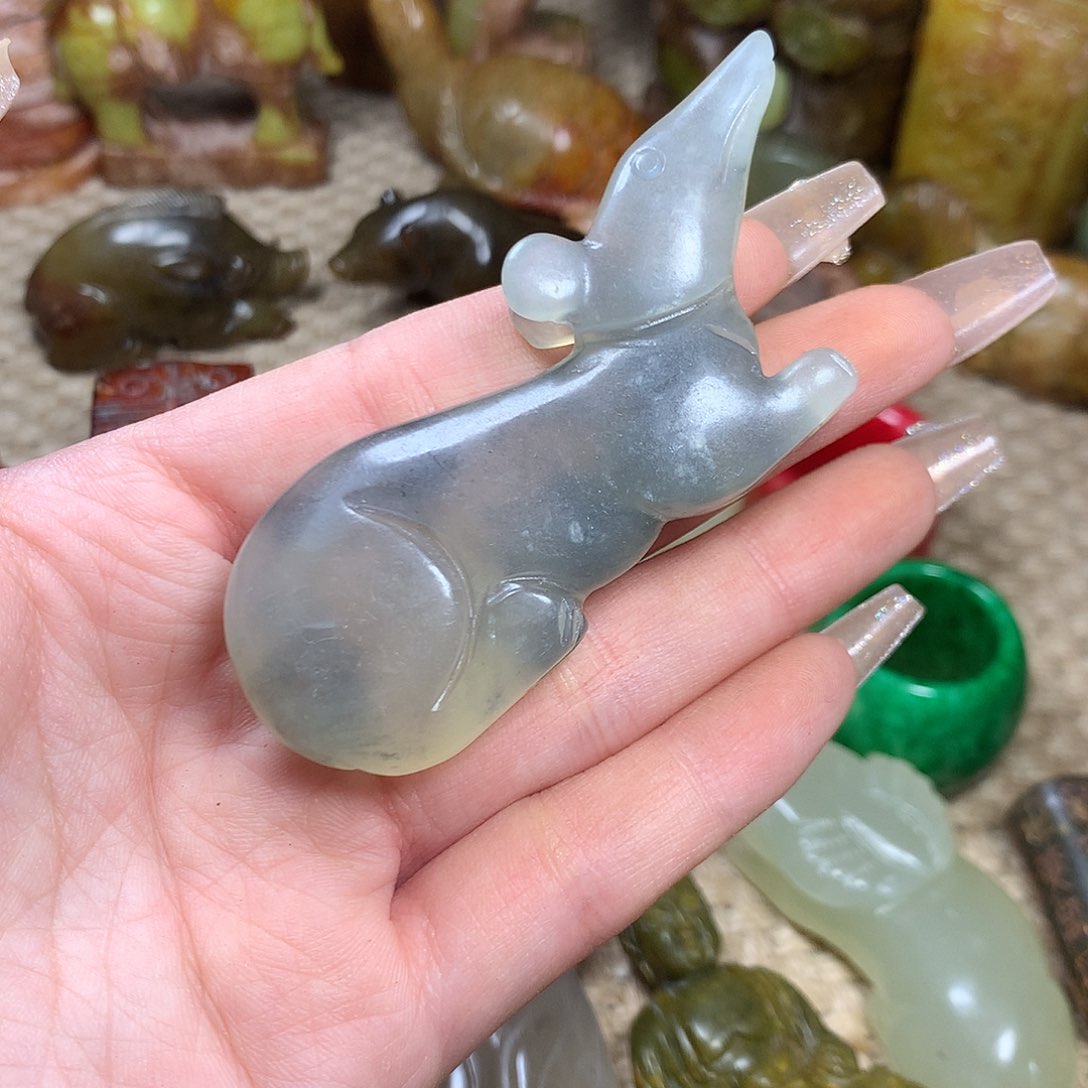 白玉菩提吊坠挂件