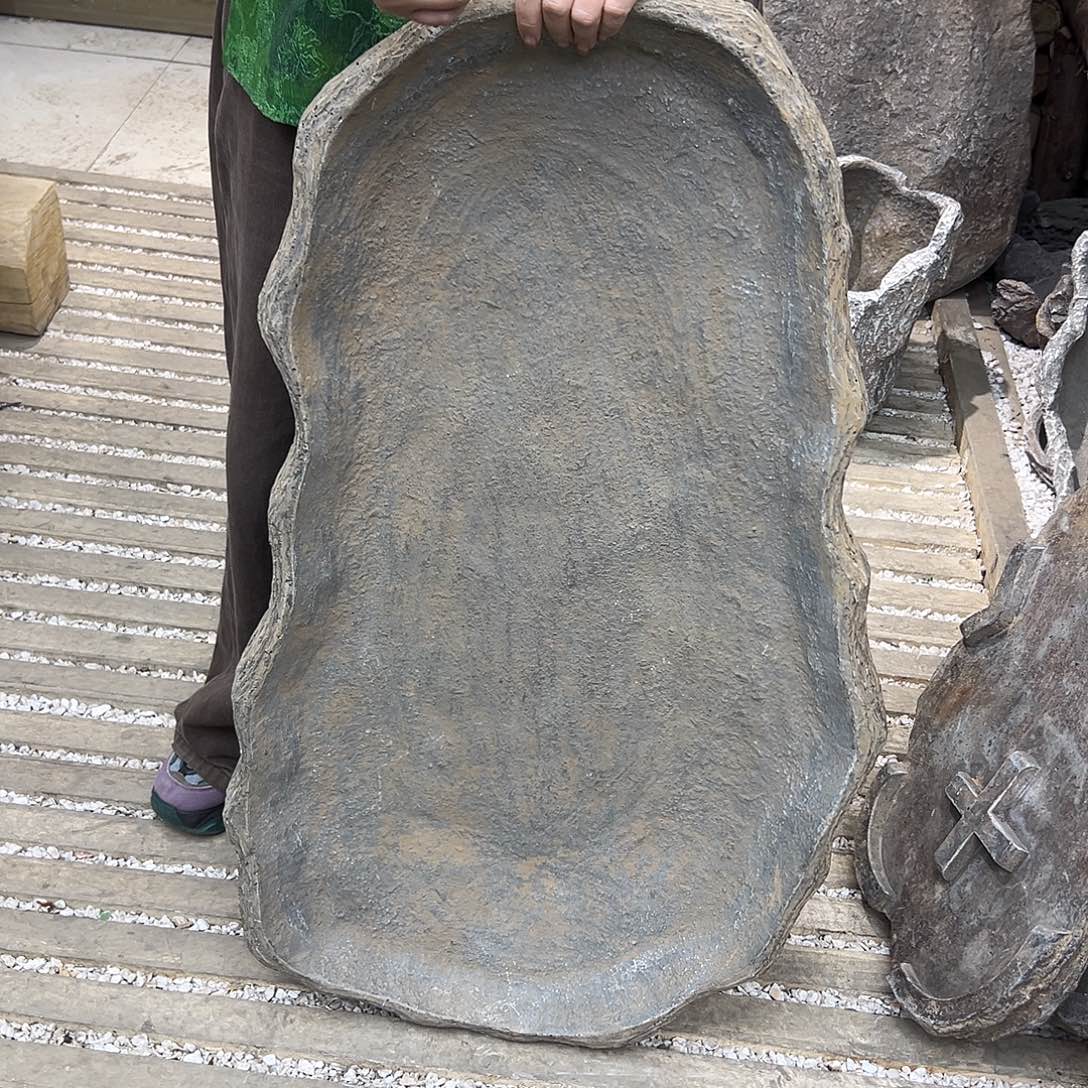 盆景异性花盆鱼缸w100