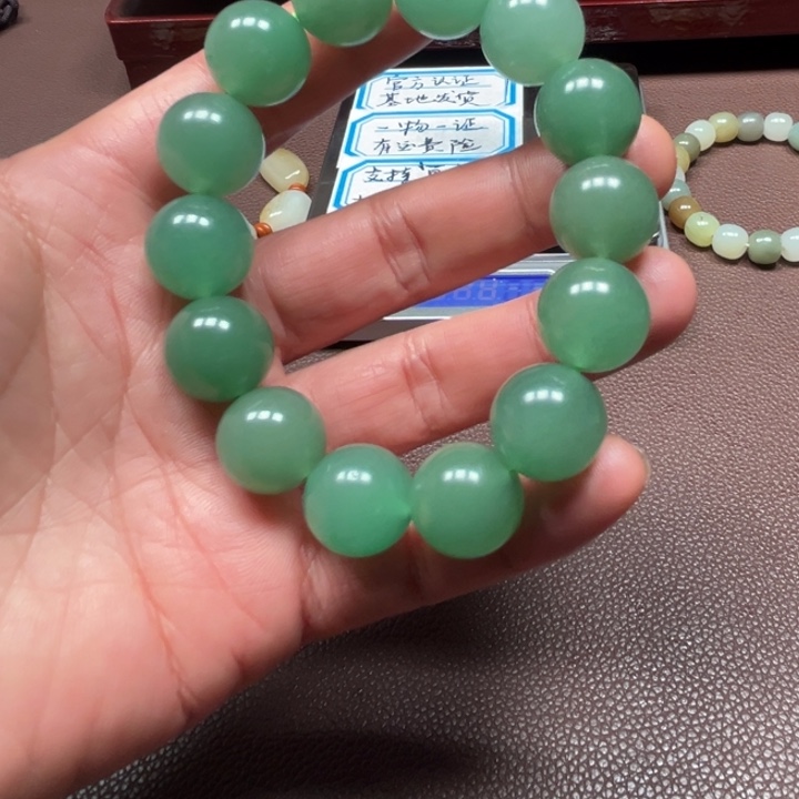 石英岩玉合金手链