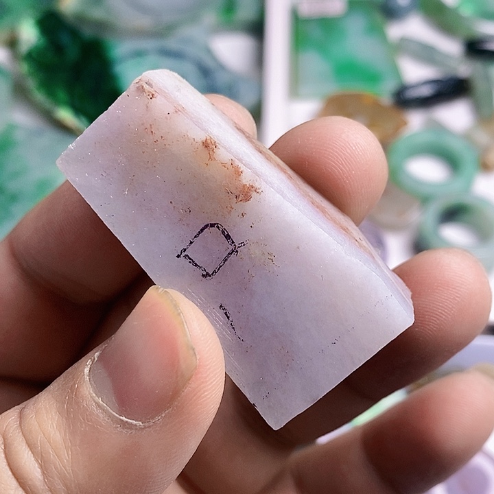 翡翠散珠天然翡翠A货挂件