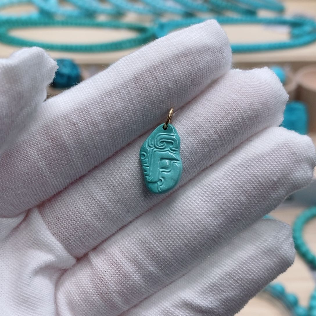 绿松石珠宝奇石未镶嵌