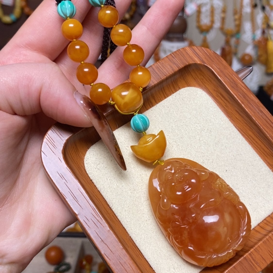 【闪购商品】手链蜜蜡未镶嵌项链