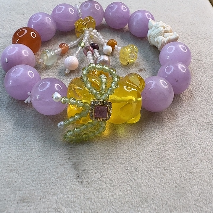 琥珀未镶嵌裸石琥珀手串