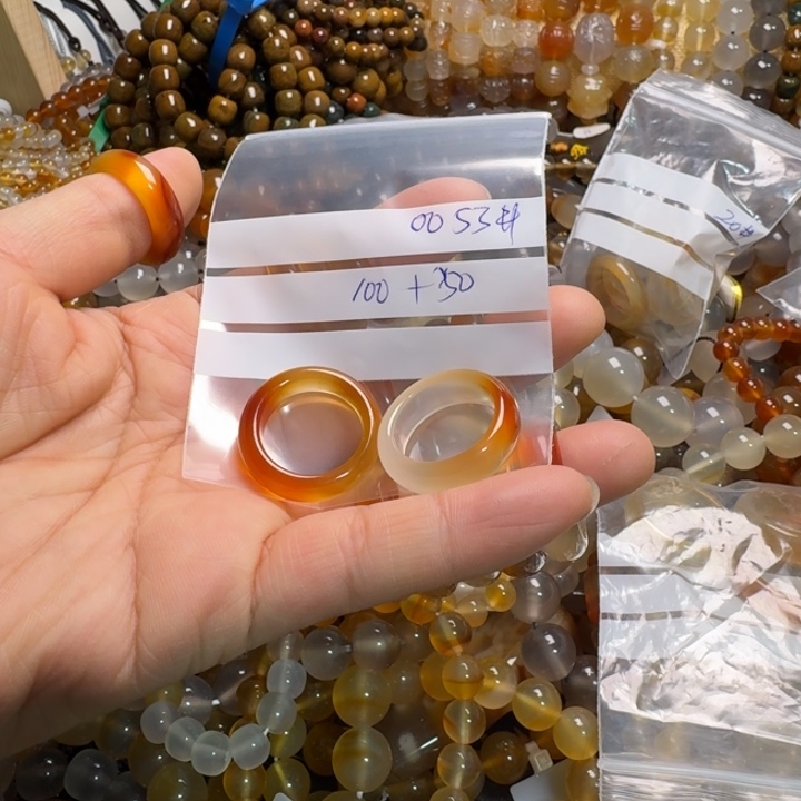 想***子玛瑙/玉髓未镶嵌颈饰0053……150