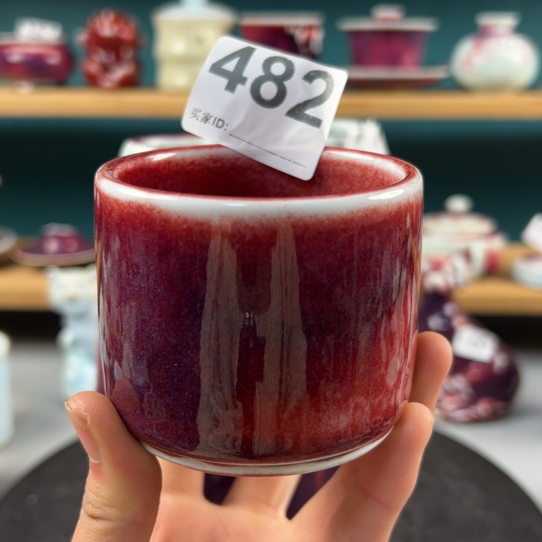 瓷片全品无暇主人杯纯手工