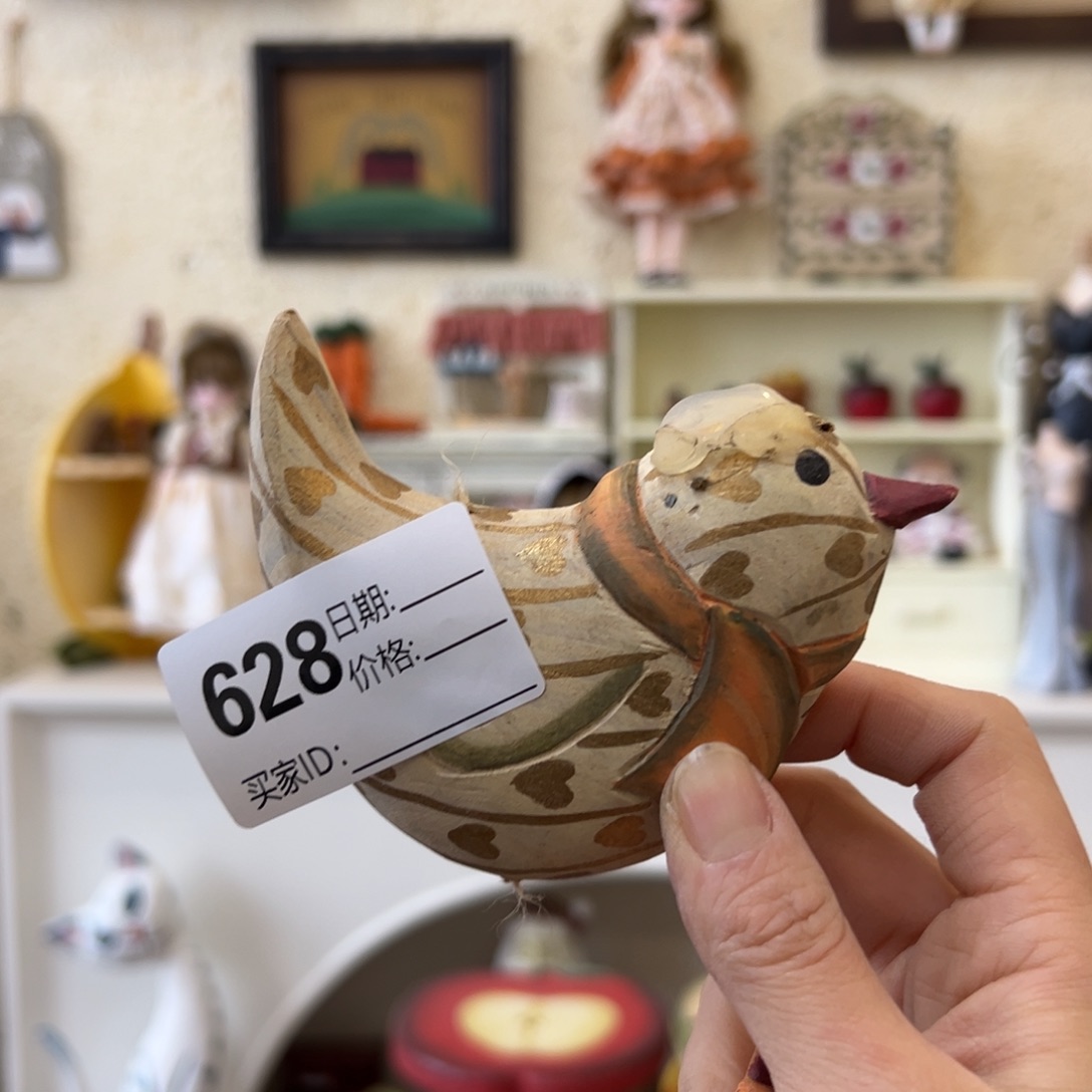 木默认微瑕微脏！外贸样品挂件摆件628