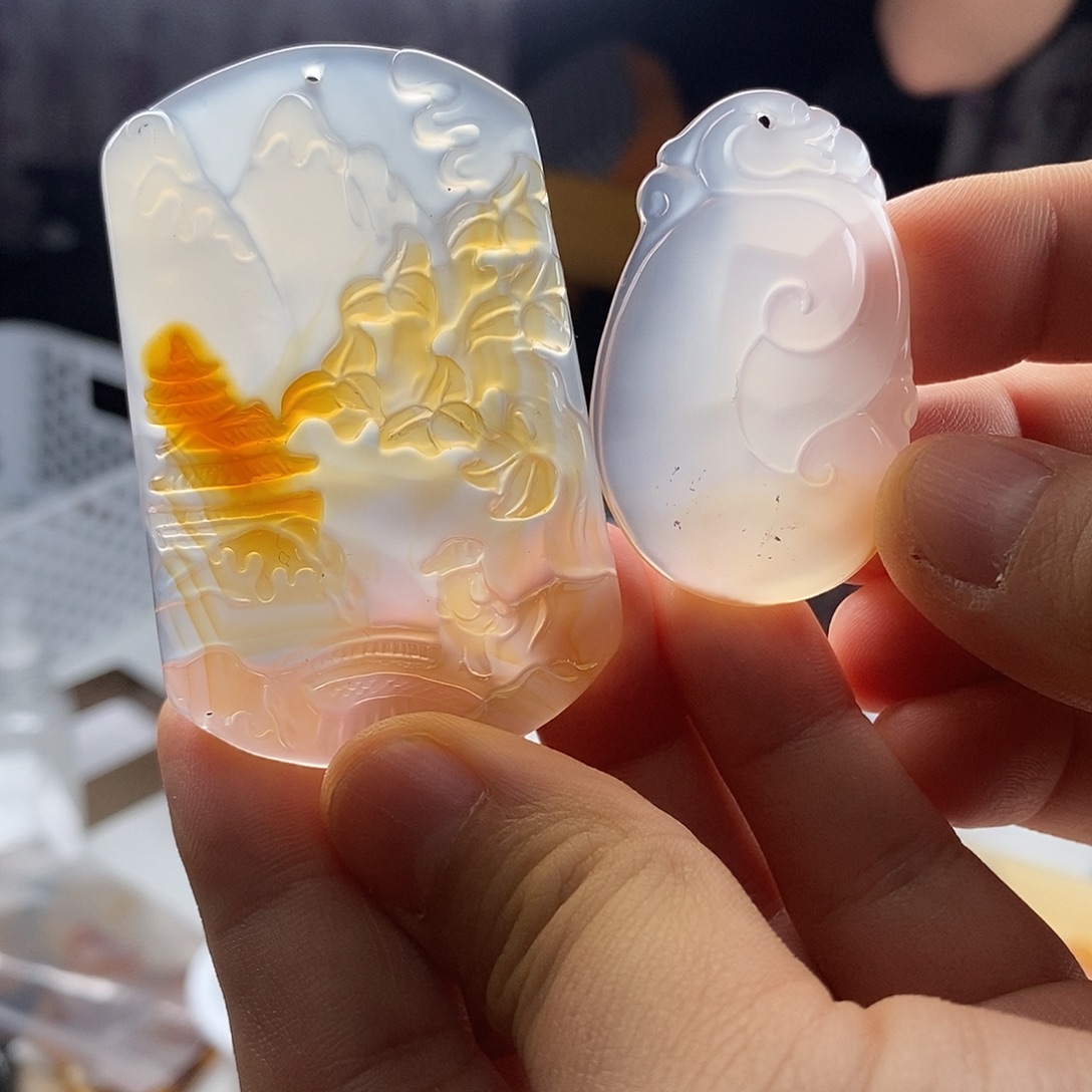 玛瑙/玉髓未镶嵌颈饰