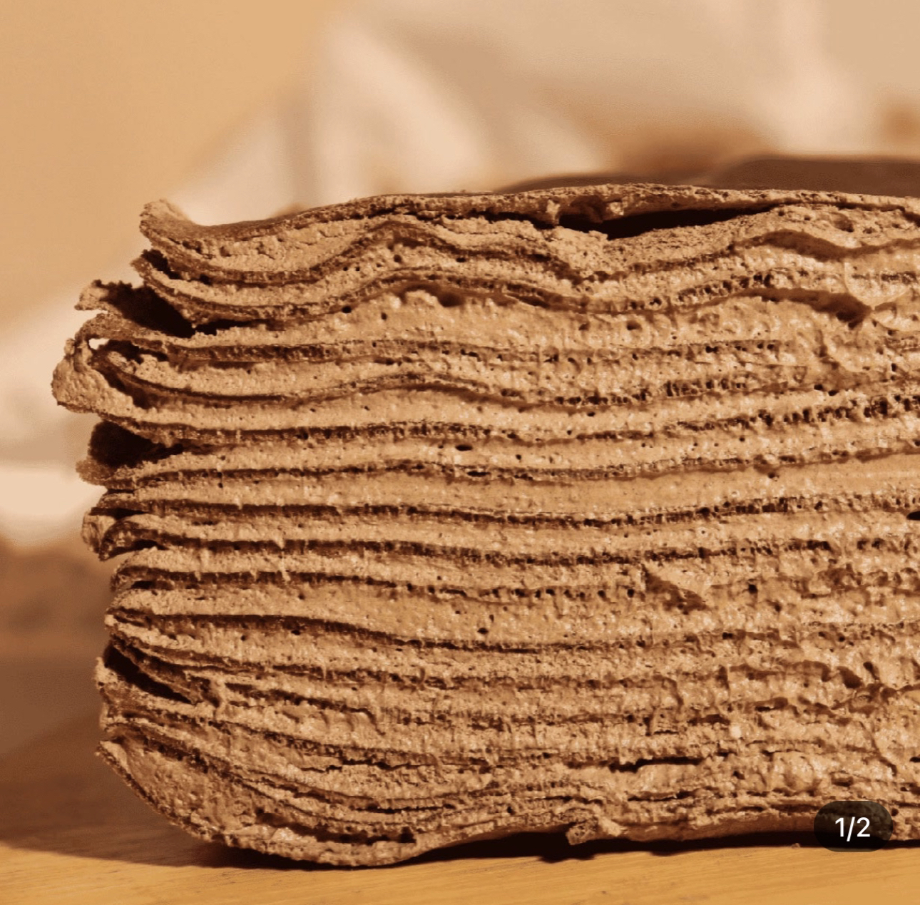 重可可千层蛋糕 六英寸 顺丰包邮