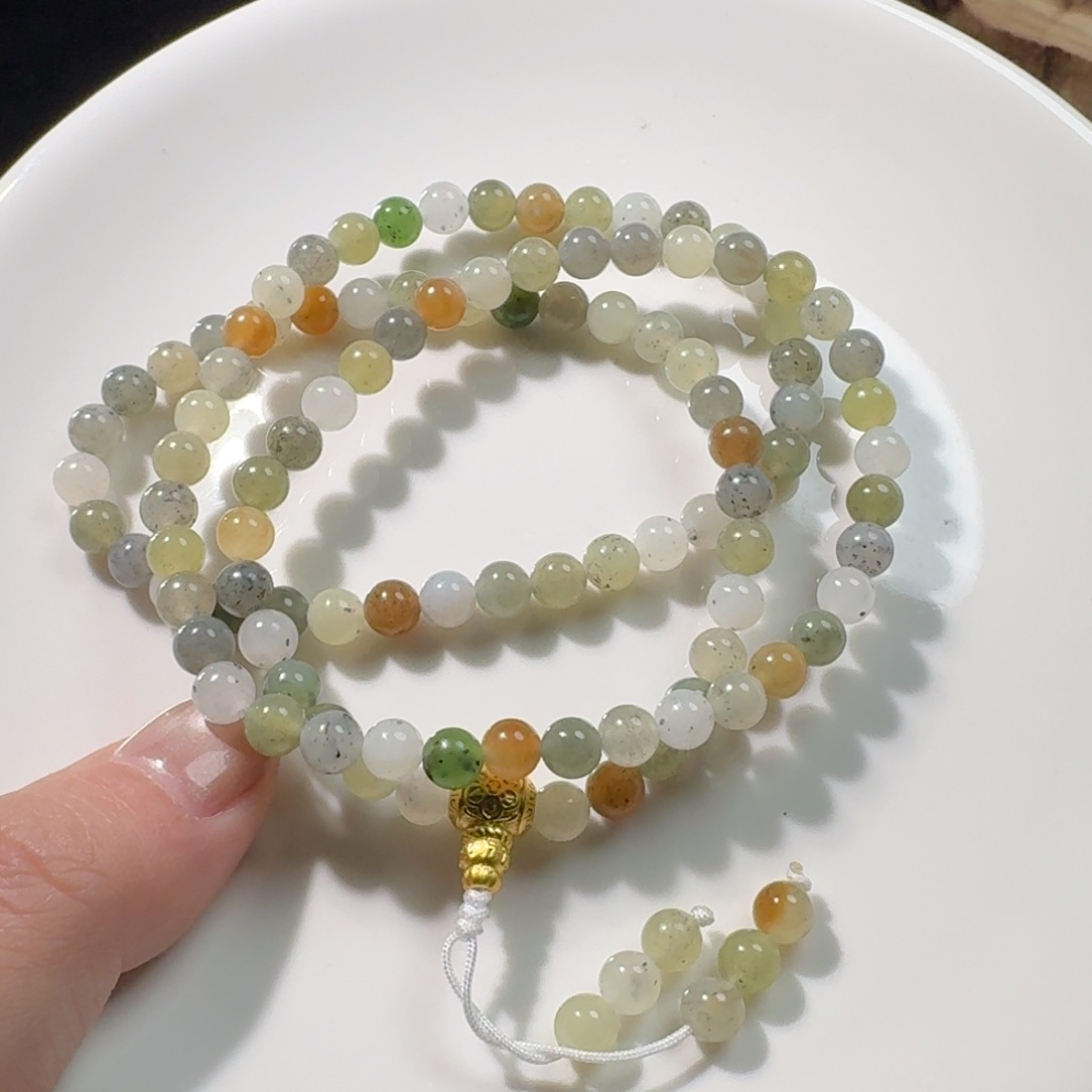 和田玉手串多样性发货未镶嵌