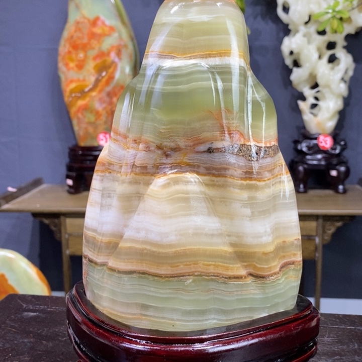 石材精品古青石摆件