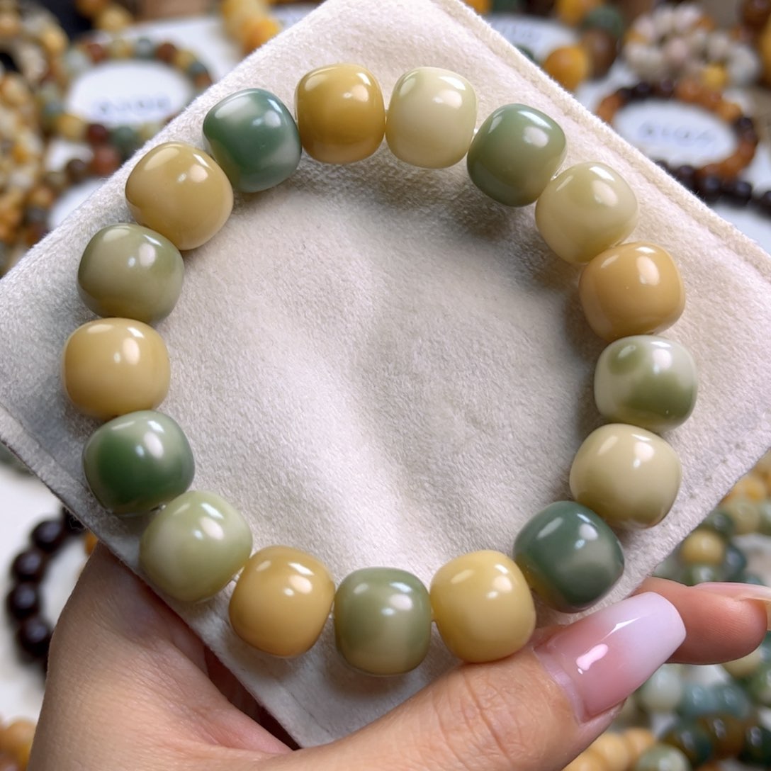 菩提根/象牙果手串茉莉多宝干磨高抛