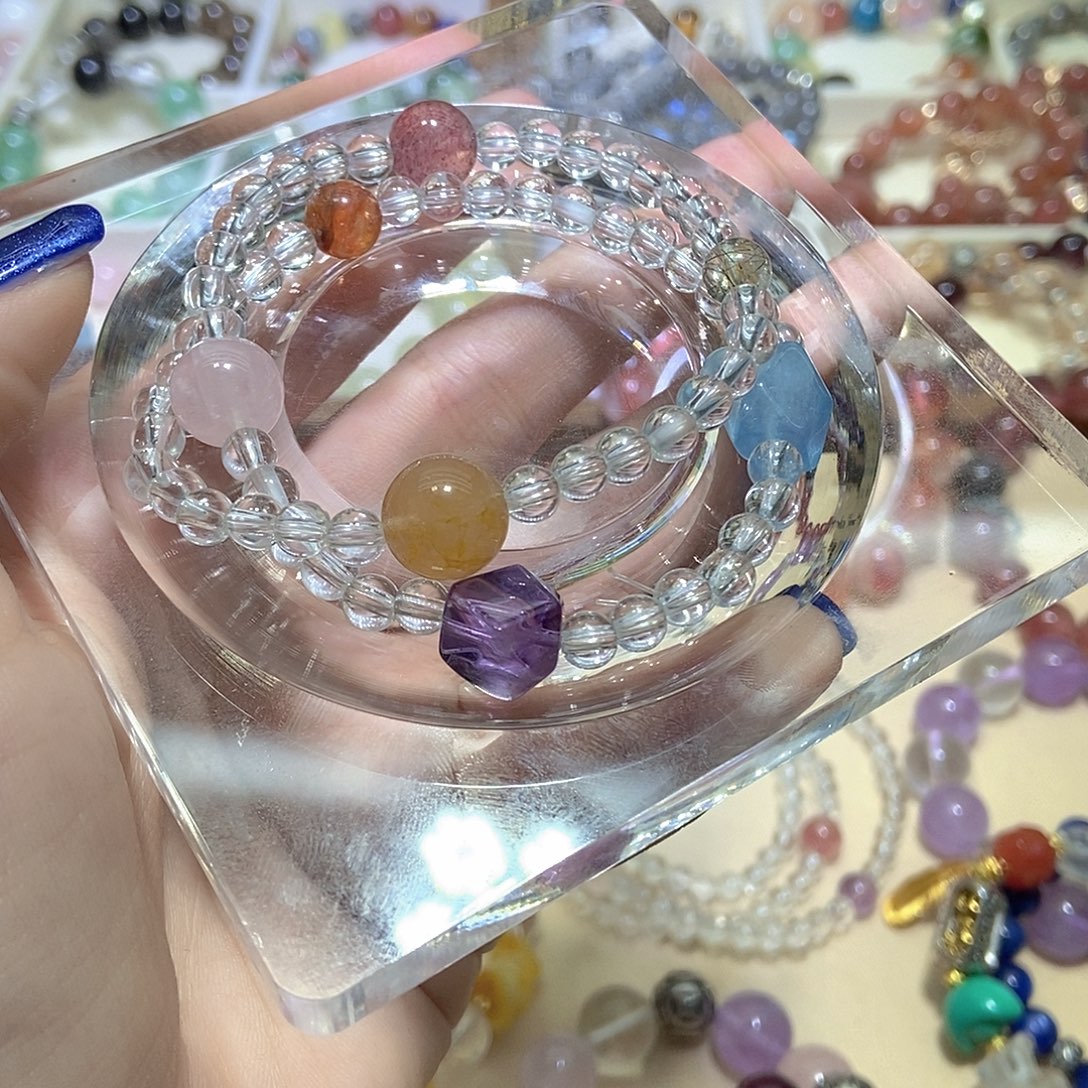 手链合金烟晶手串