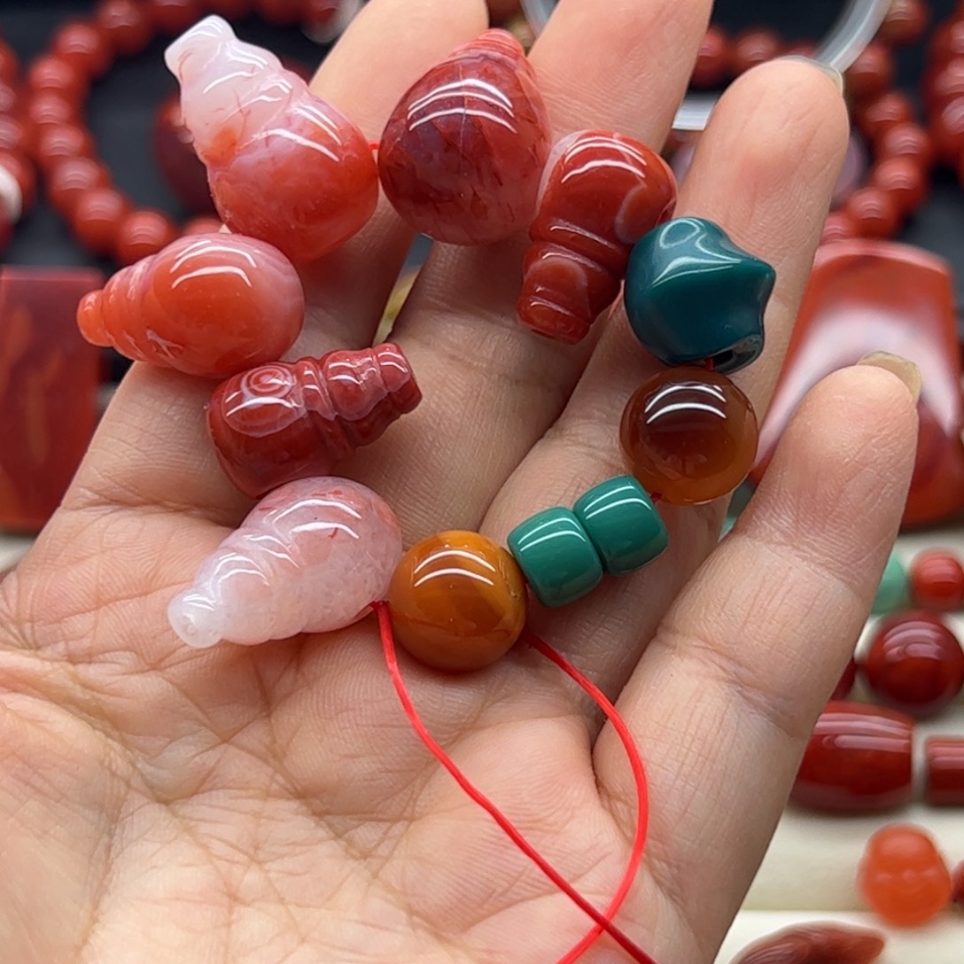 战***s南红玛瑙未镶嵌配饰