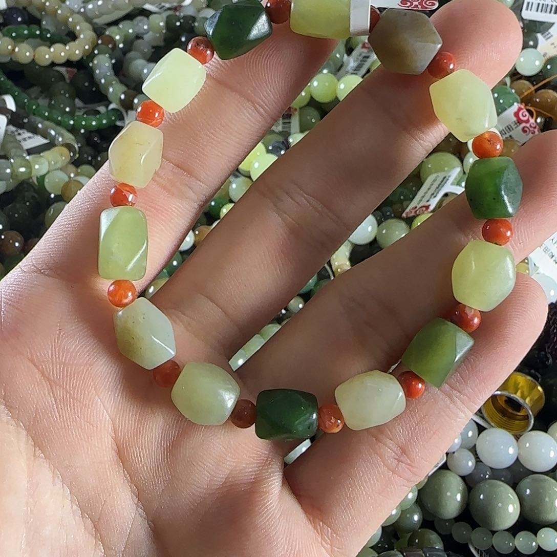 和田玉手链未镶嵌101