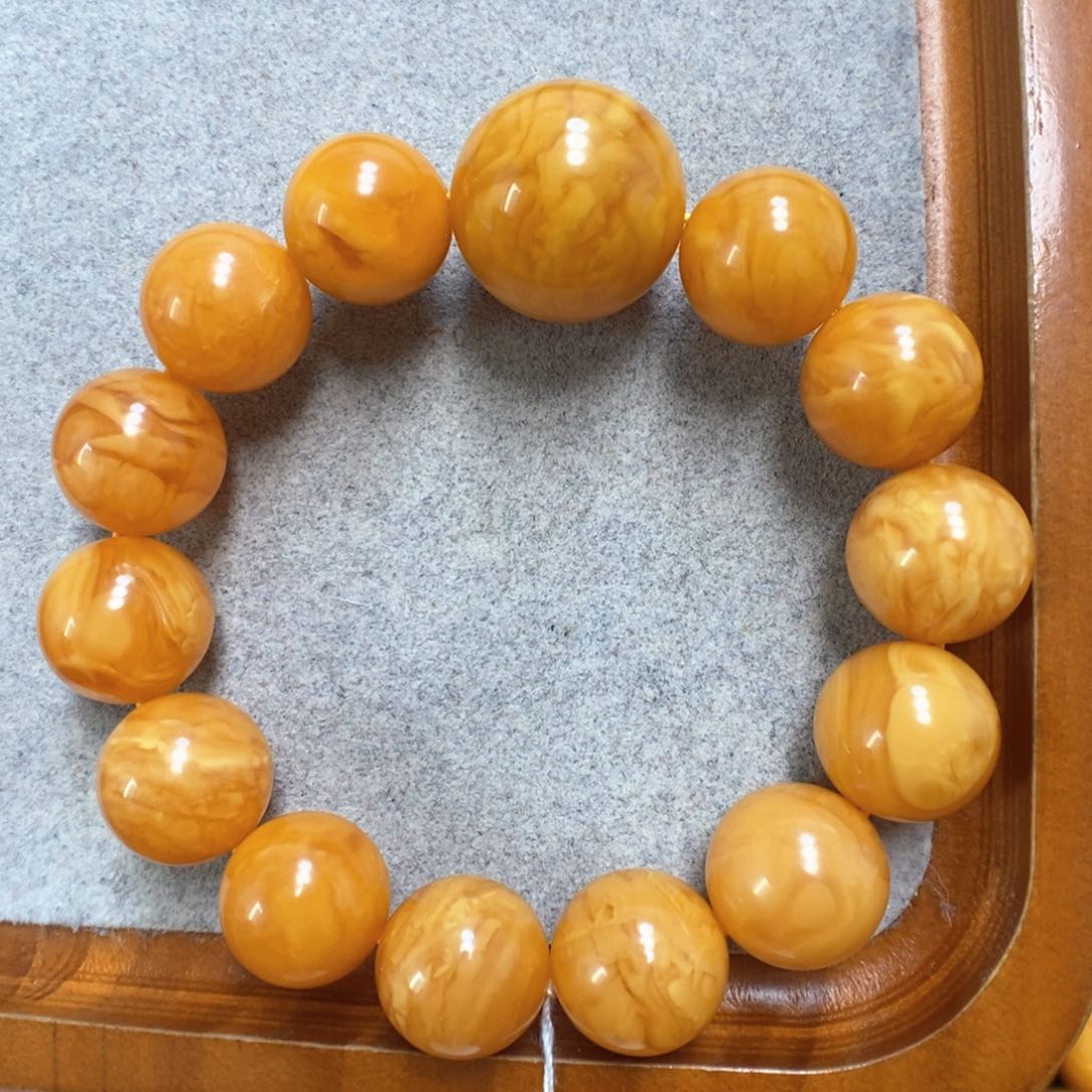 蜜蜡手串未镶嵌蜜蜡手串