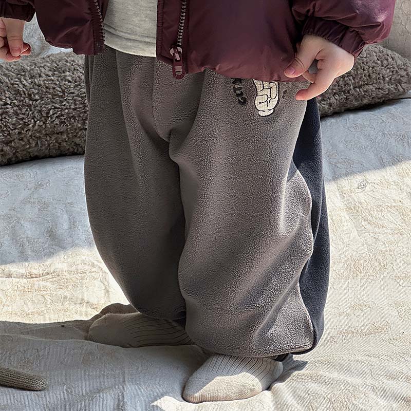 婴幼儿撞色刺绣休闲裤YZ85025