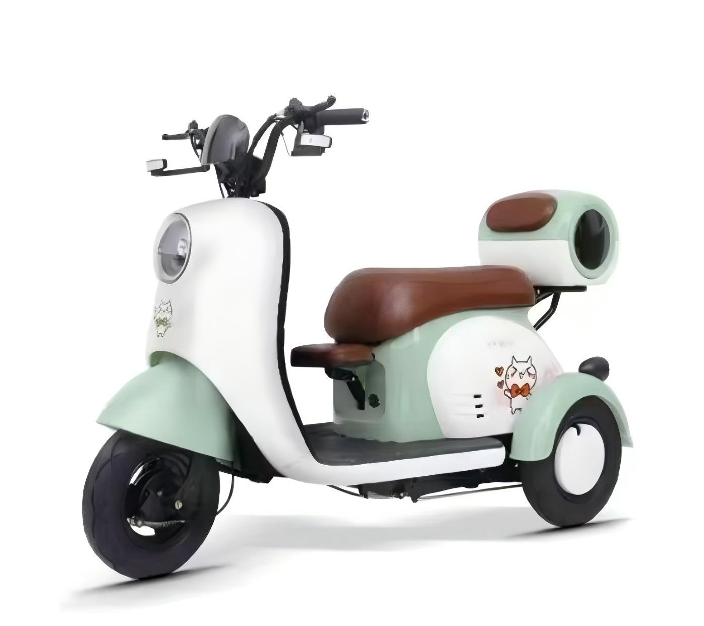 新款老年人接送亲子代步轻便代步小型家用接送小孩电动三轮车