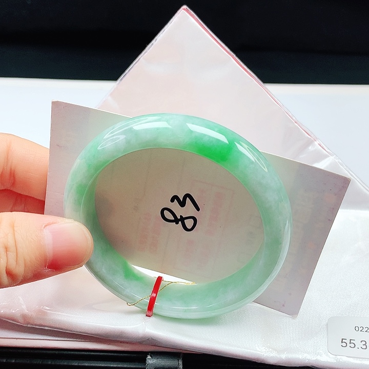 翡翠手镯未镶嵌55➕圈口