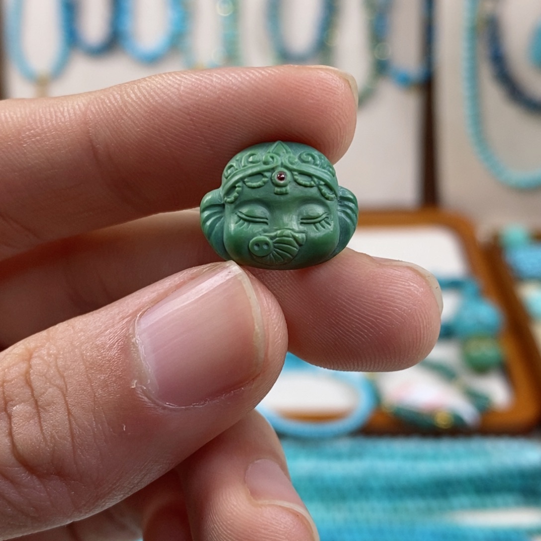 绿松石未镶嵌配饰