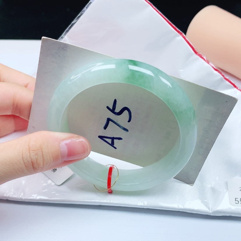 【闪购商品】翡翠手镯未镶嵌天然缅甸a货手镯55+