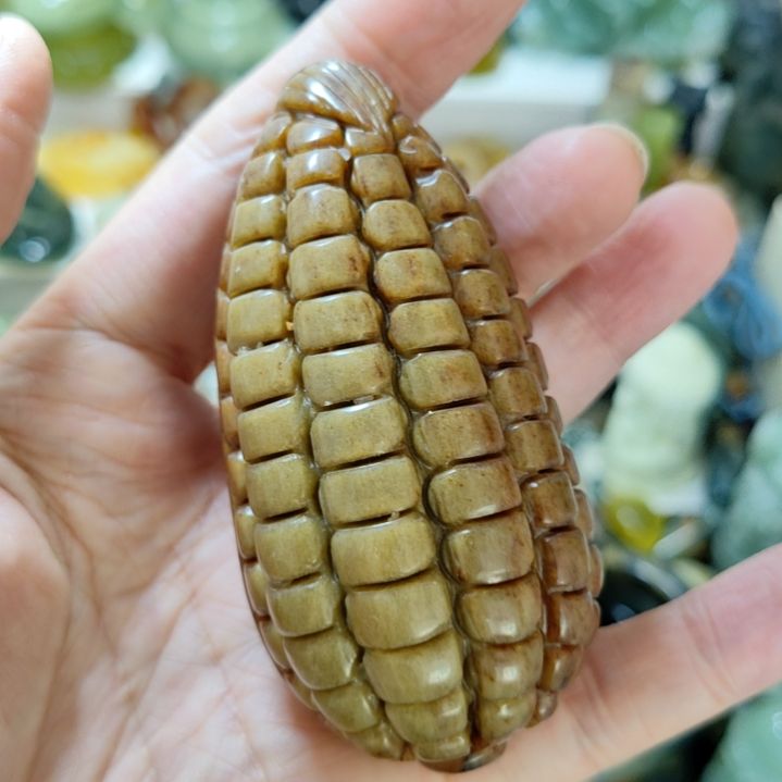 未镶嵌岫玉手把件