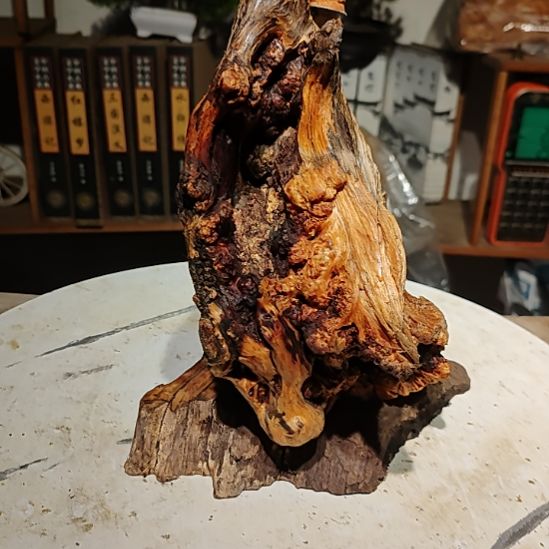 松木19北沉香琥珀木天然造型山水