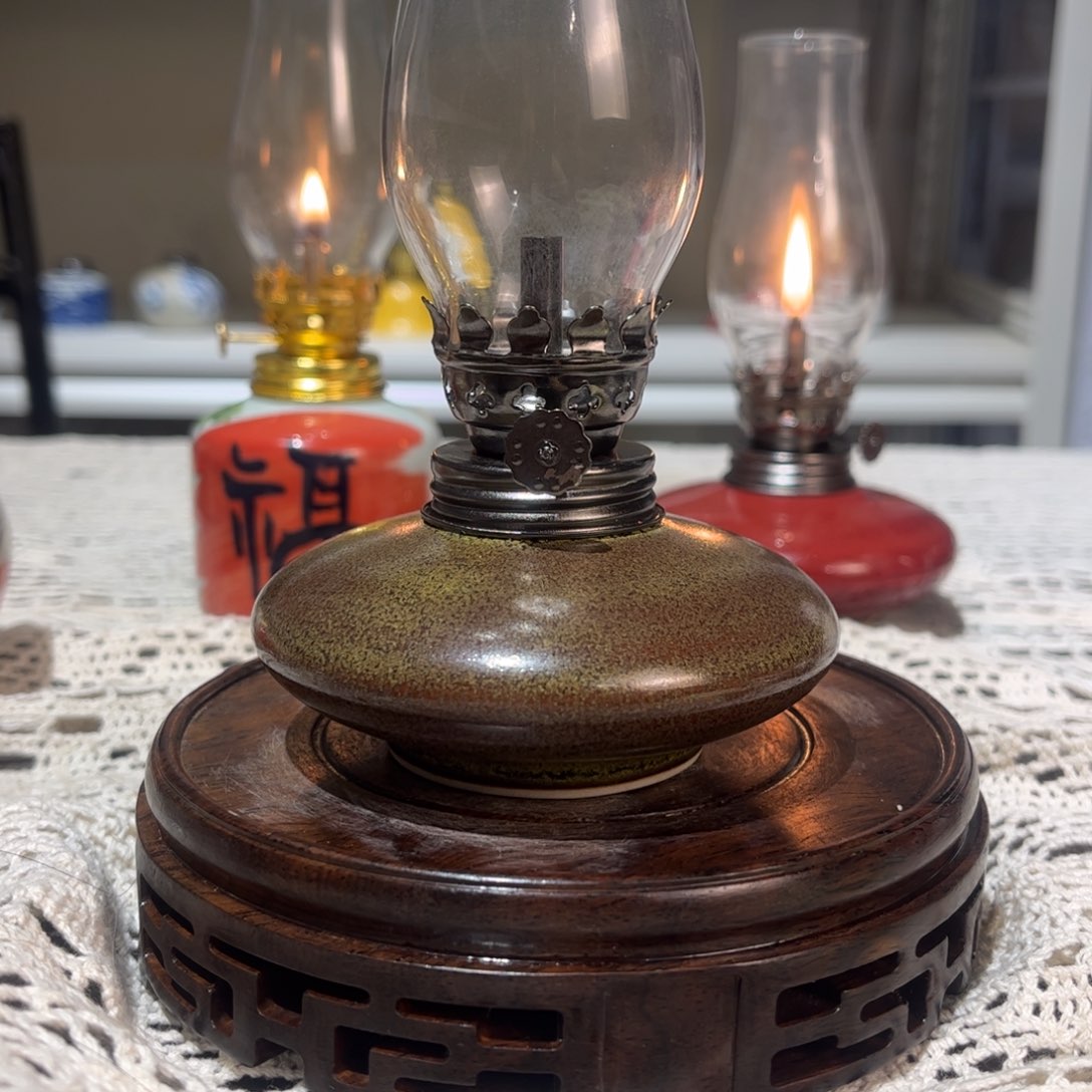 摆件景德镇陶瓷香薰灯