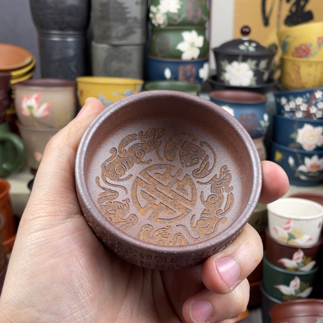 紫砂茶杯紫砂茶杯