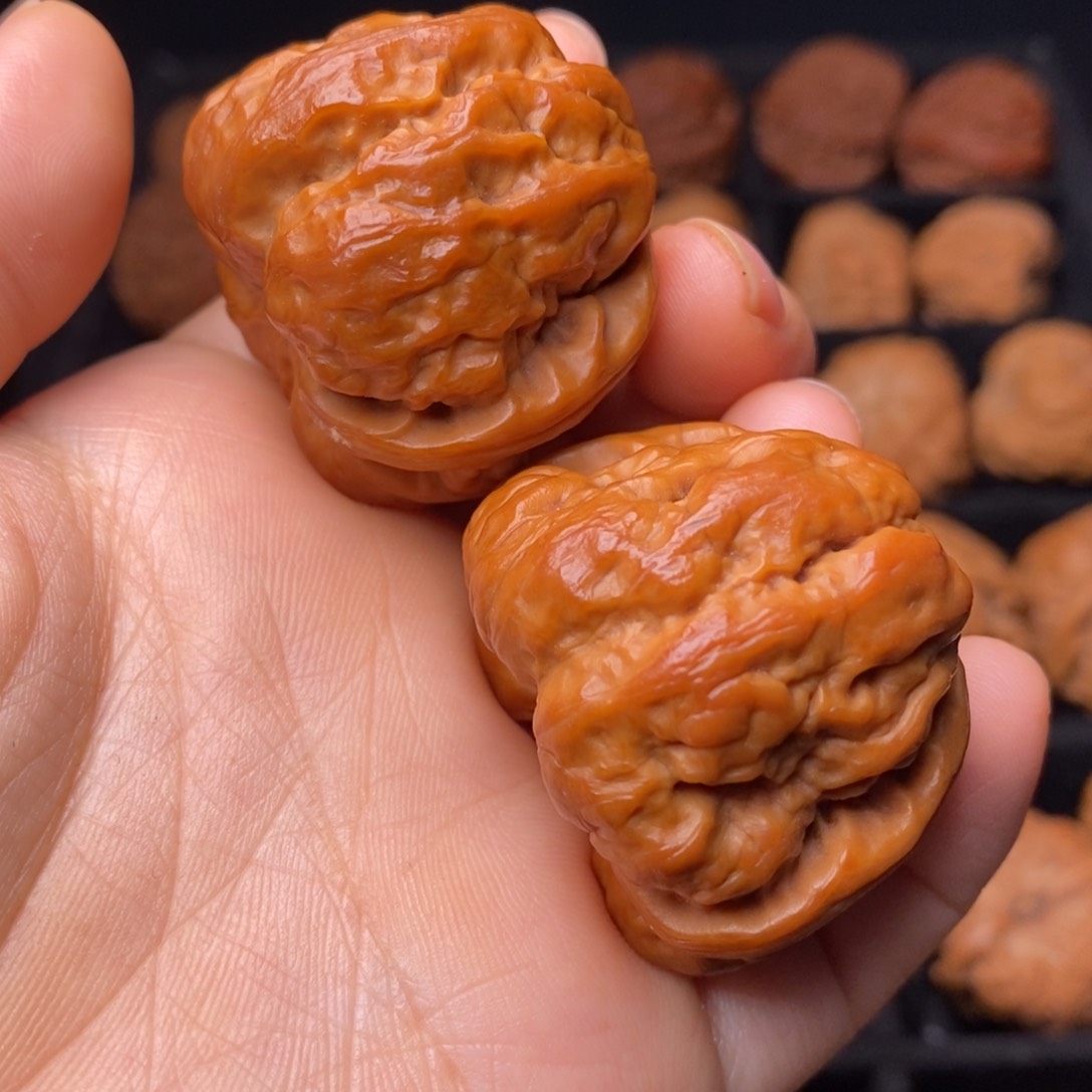 文玩核桃把件秦岭野生核桃