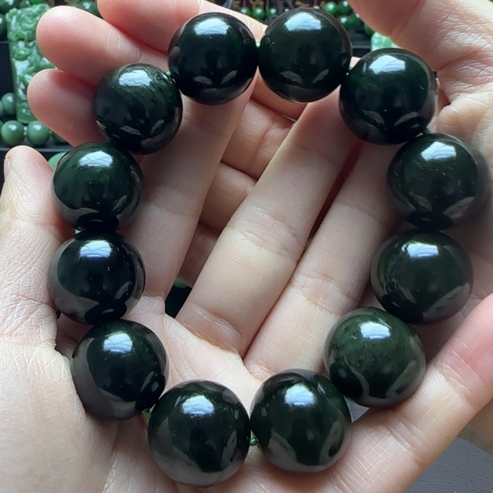 和田玉（碧玉）手串未镶嵌