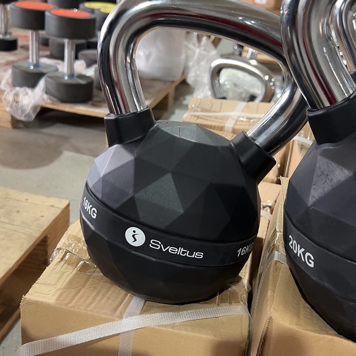 全新黑色竞技壶铃16公斤一只