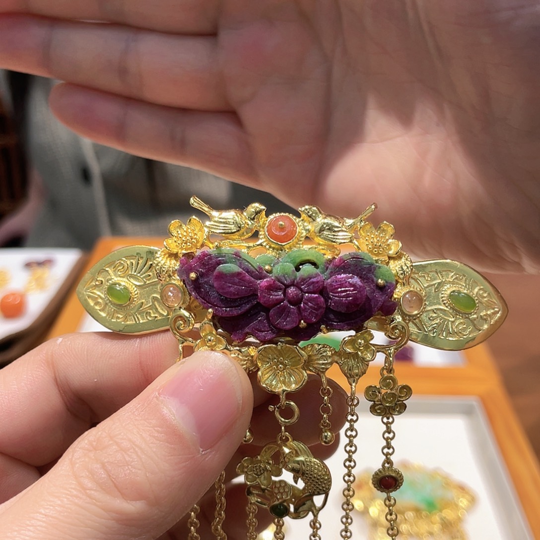 锦纶非金属发夹发饰