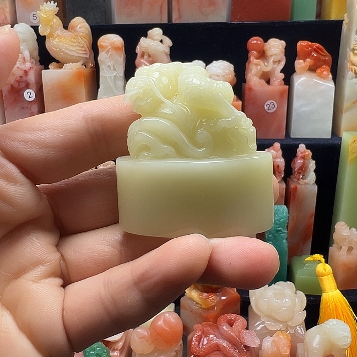 寿山石印石寿山石手工雕刻