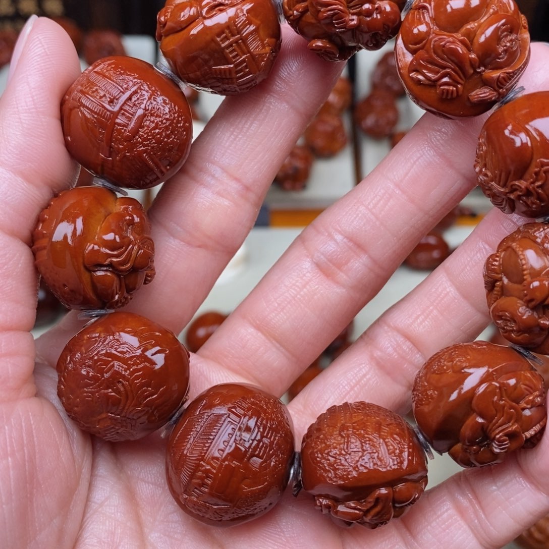 橄榄核吊坠用****5风景弥勒