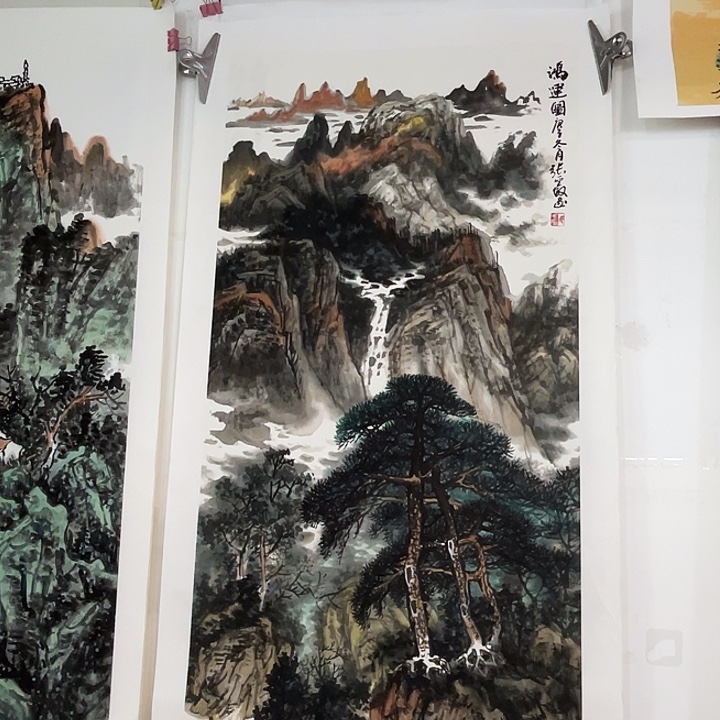 国画张圣敏先生纯手绘作品