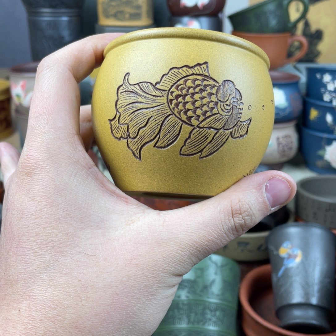 紫砂茶杯紫砂茶杯