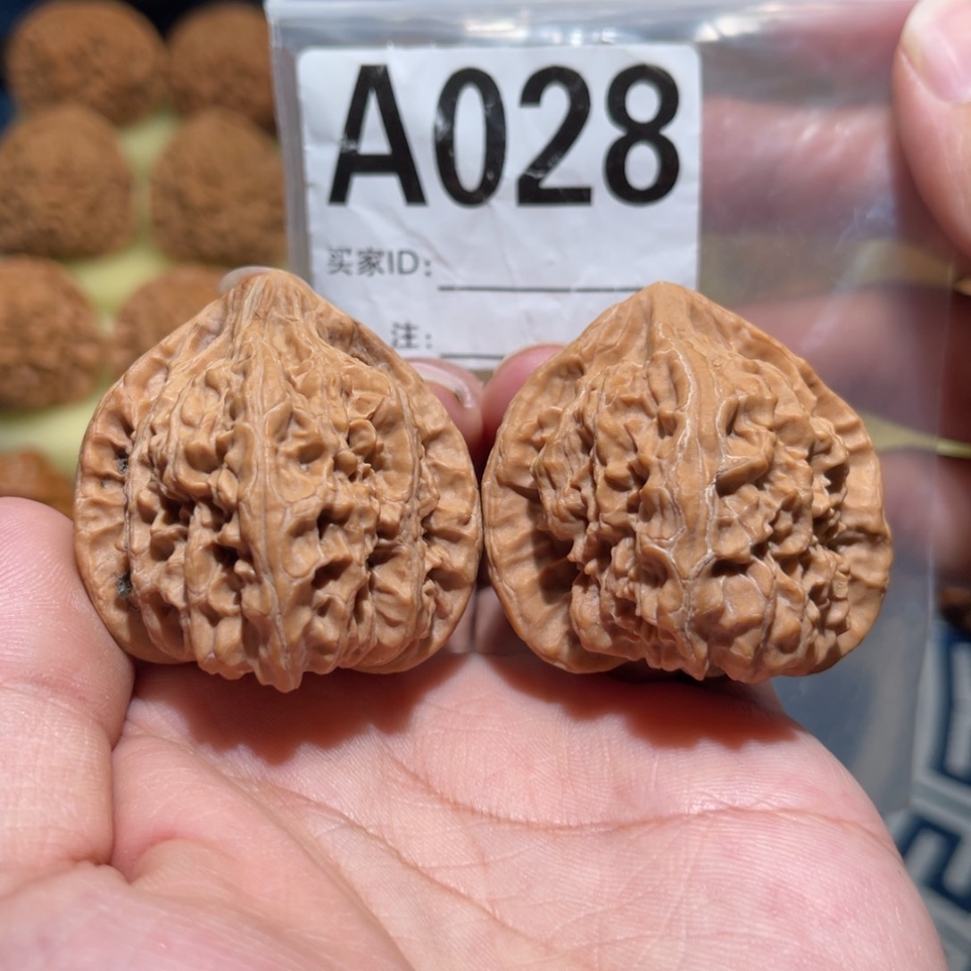 文玩核桃把件火焰马蹄43-42-42全品