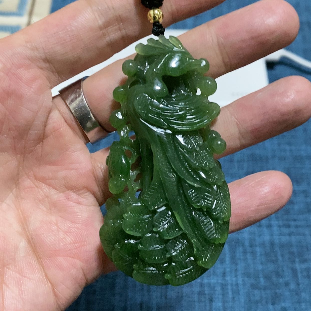 【闪购商品】和田玉（碧玉）挂件未镶嵌晨*