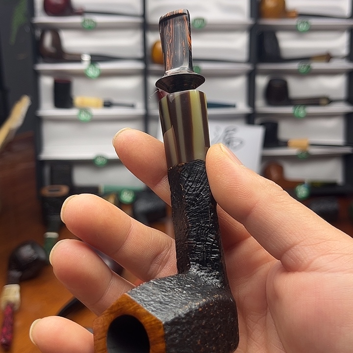 恩***硕石楠木烟斗极品系列