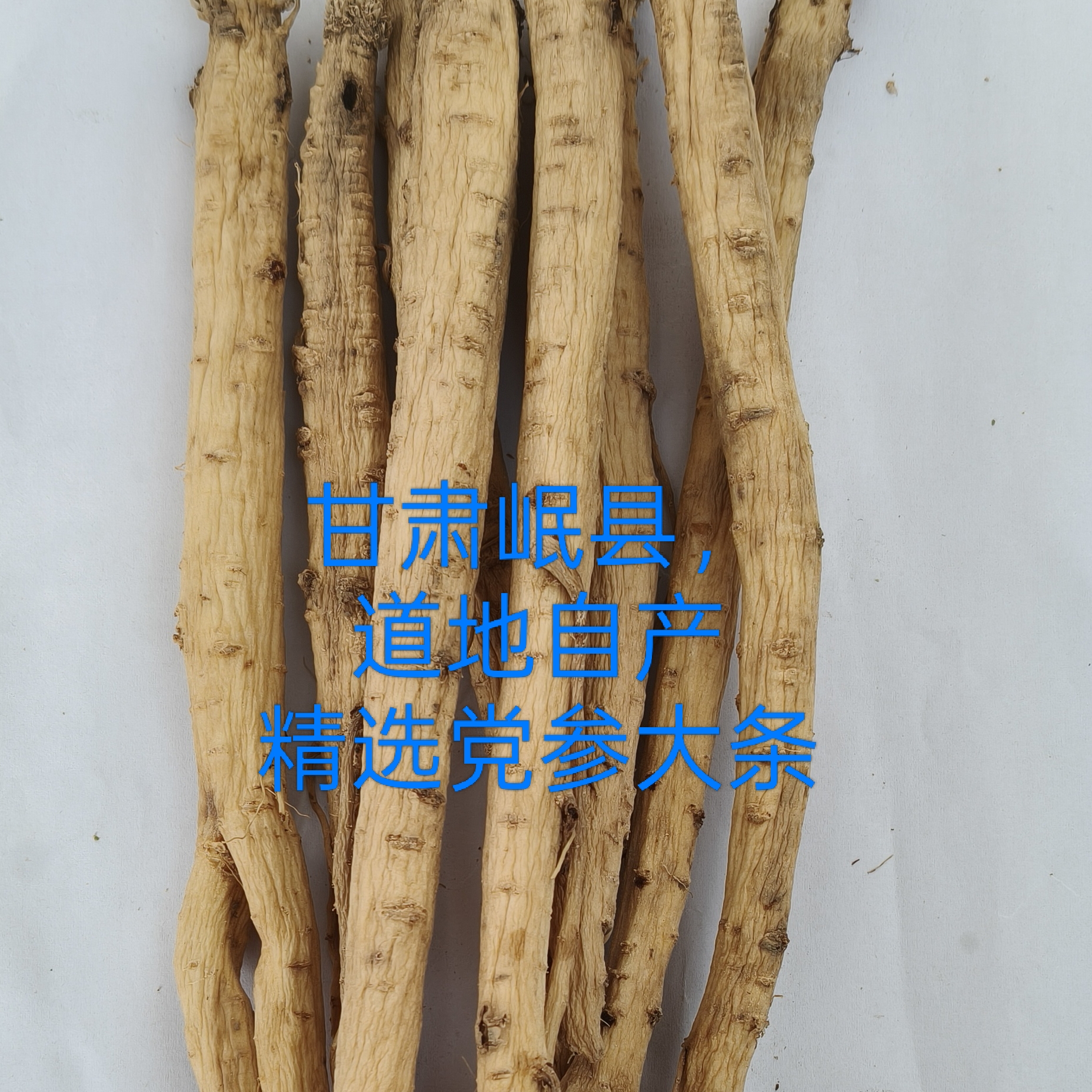 甘肃产地优质党参新货无硫熏泡水炖汤滋补养生干货山货
