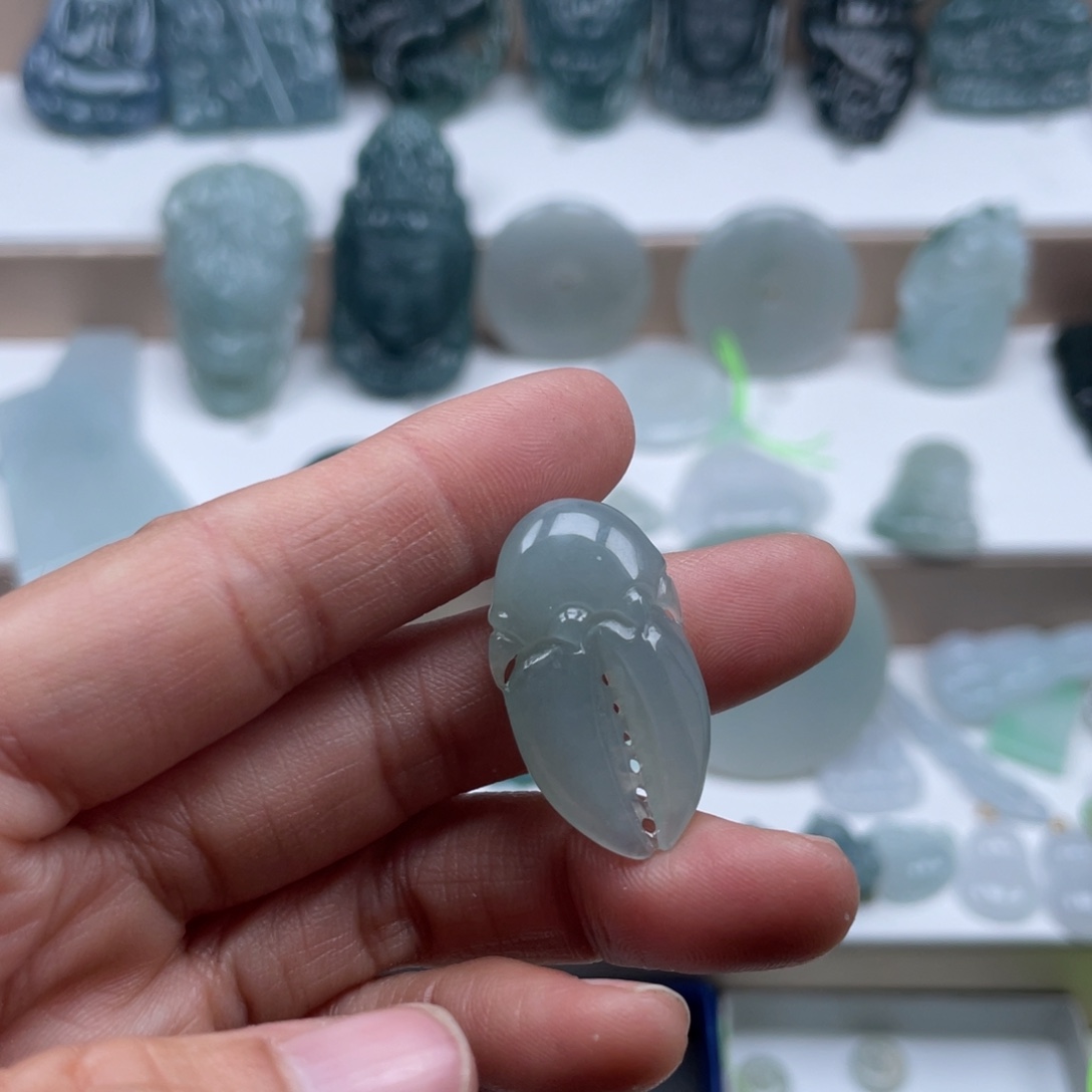 翡翠未镶嵌颈饰天然翡翠