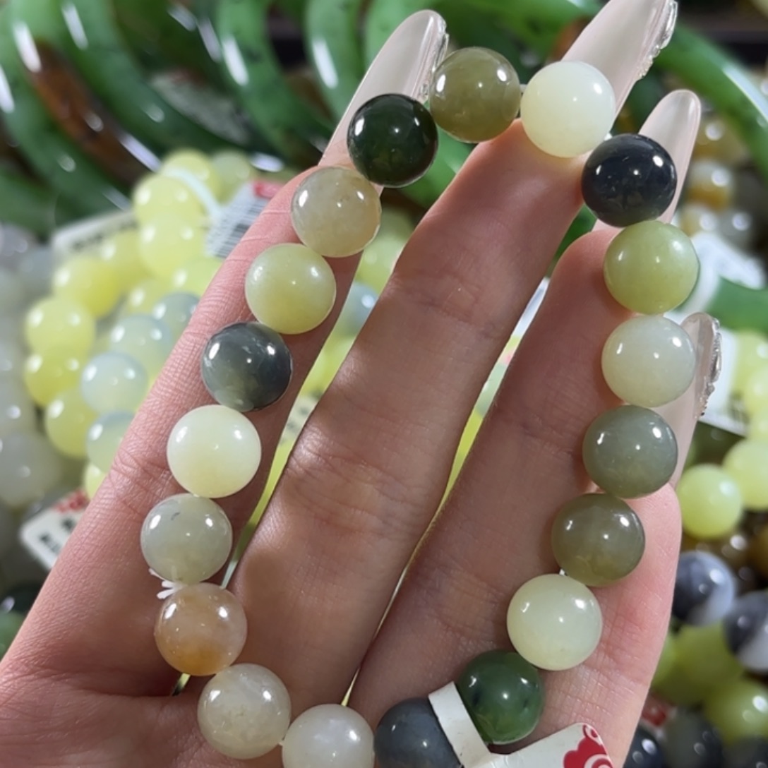 和田玉未镶嵌手链195