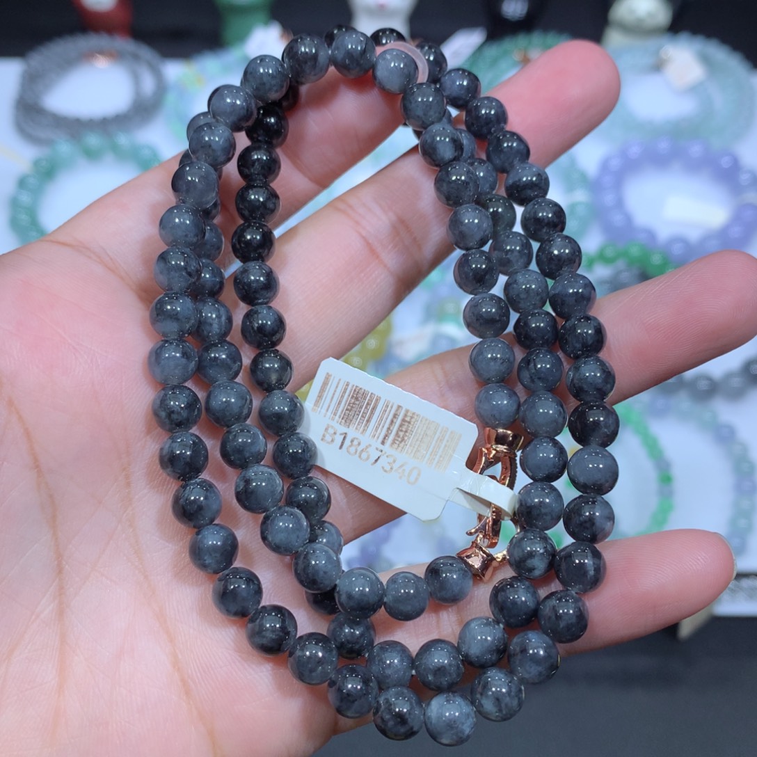 未镶嵌手串翡翠天然