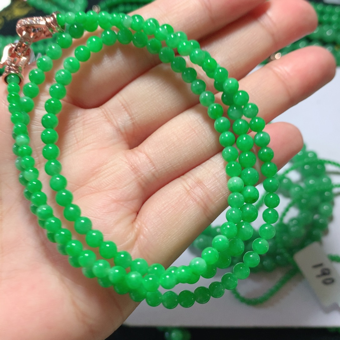 翡翠未镶嵌颈饰缅甸翡翠