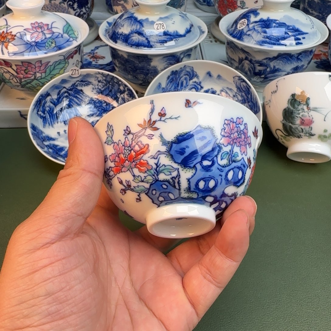 陶纯手工纯手绘茶具201